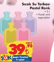 SICAK SU TORBASI PASTEL RENK SICAK SU TORBASI PASTEL RENK